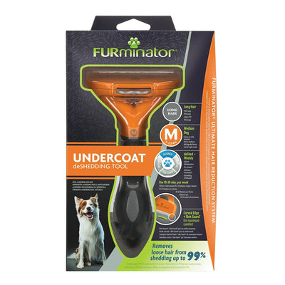 Furminator Undercoat Deshedding Tool For Long Hair Dog Medium - Ormskirk Pets