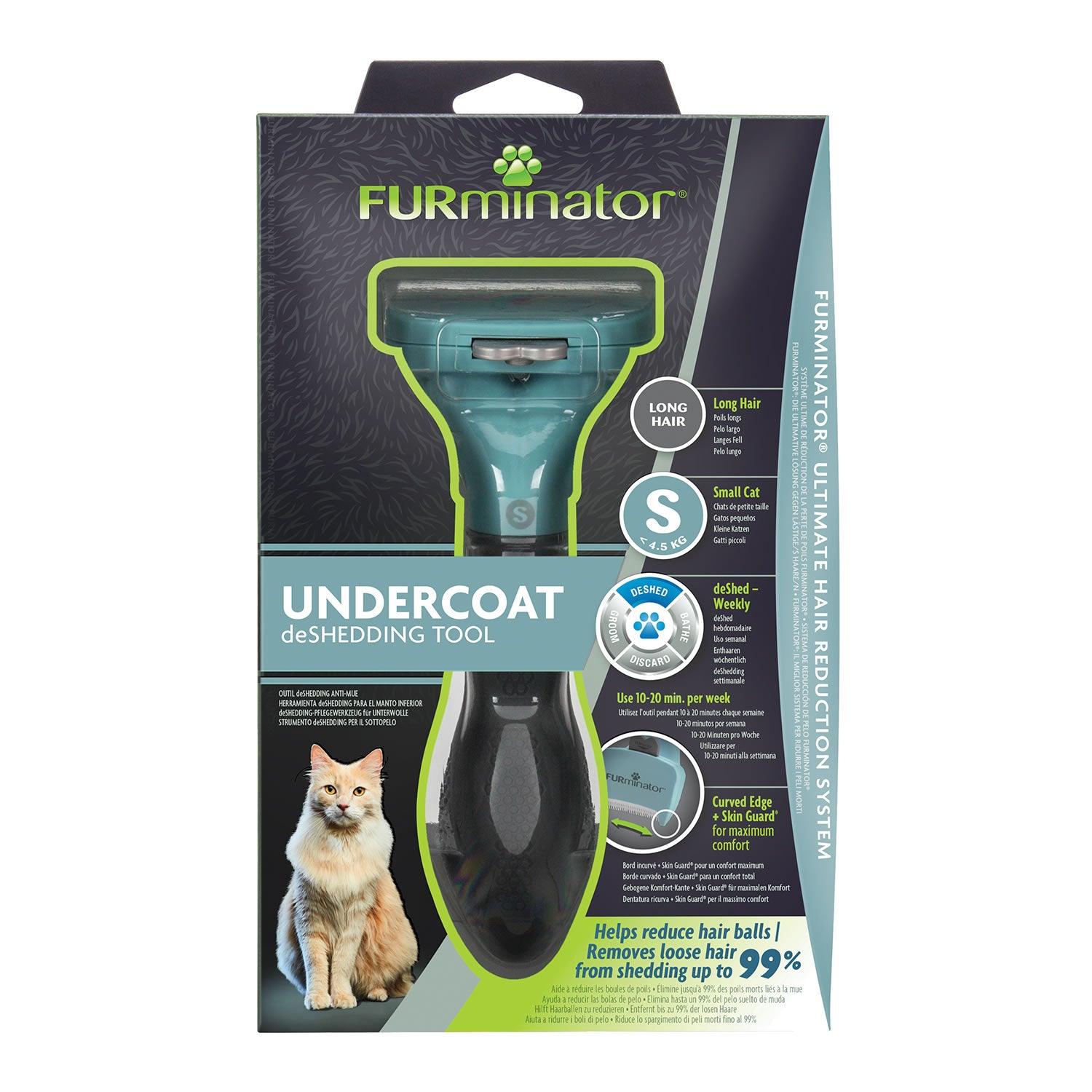 Furminator Undercoat Deshedding Tool For Long Hair Cat Small - Ormskirk Pets