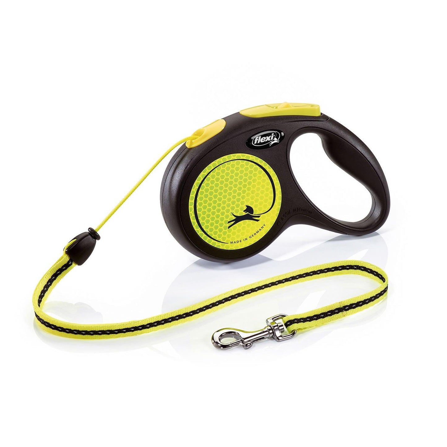 Flexi New Neon Cord Yellow 5M Medium - Ormskirk Pets