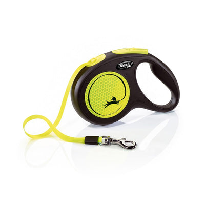 Flexi New Neon Tape Yellow 5M Medium - Ormskirk Pets