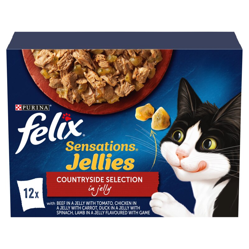 Felix Sensations GIJ Jellies Meaty Selection 12x85g