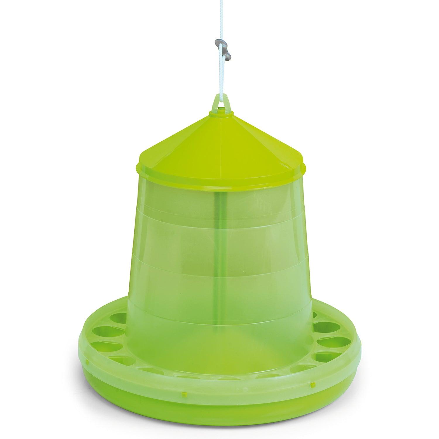 Gaun Poultry Feeder Plastic Green 8kg - Ormskirk Pets