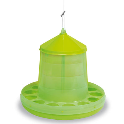 Gaun Poultry Feeder Plastic Green 12kg - Ormskirk Pets