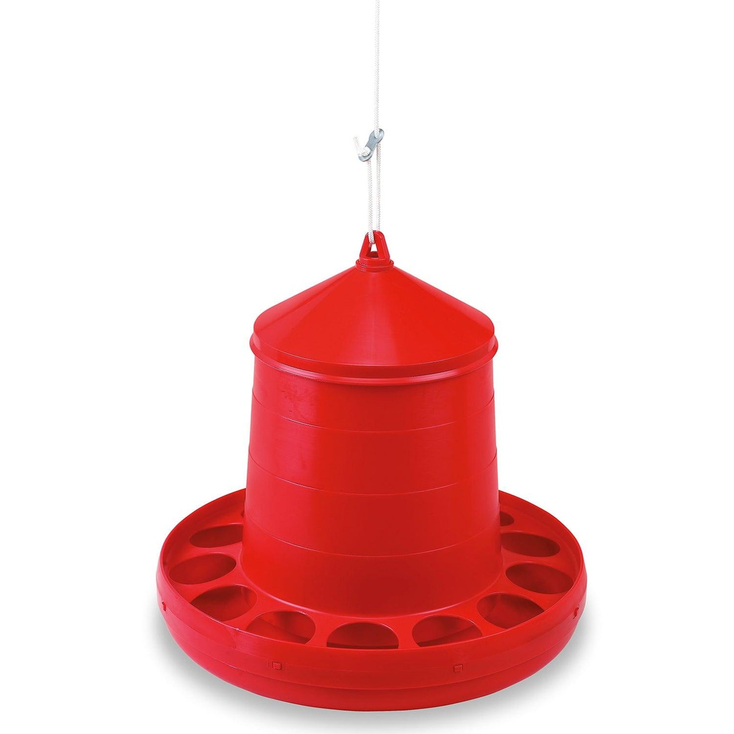 Gaun Poultry Feeder Plastic Red 12kg - Ormskirk Pets