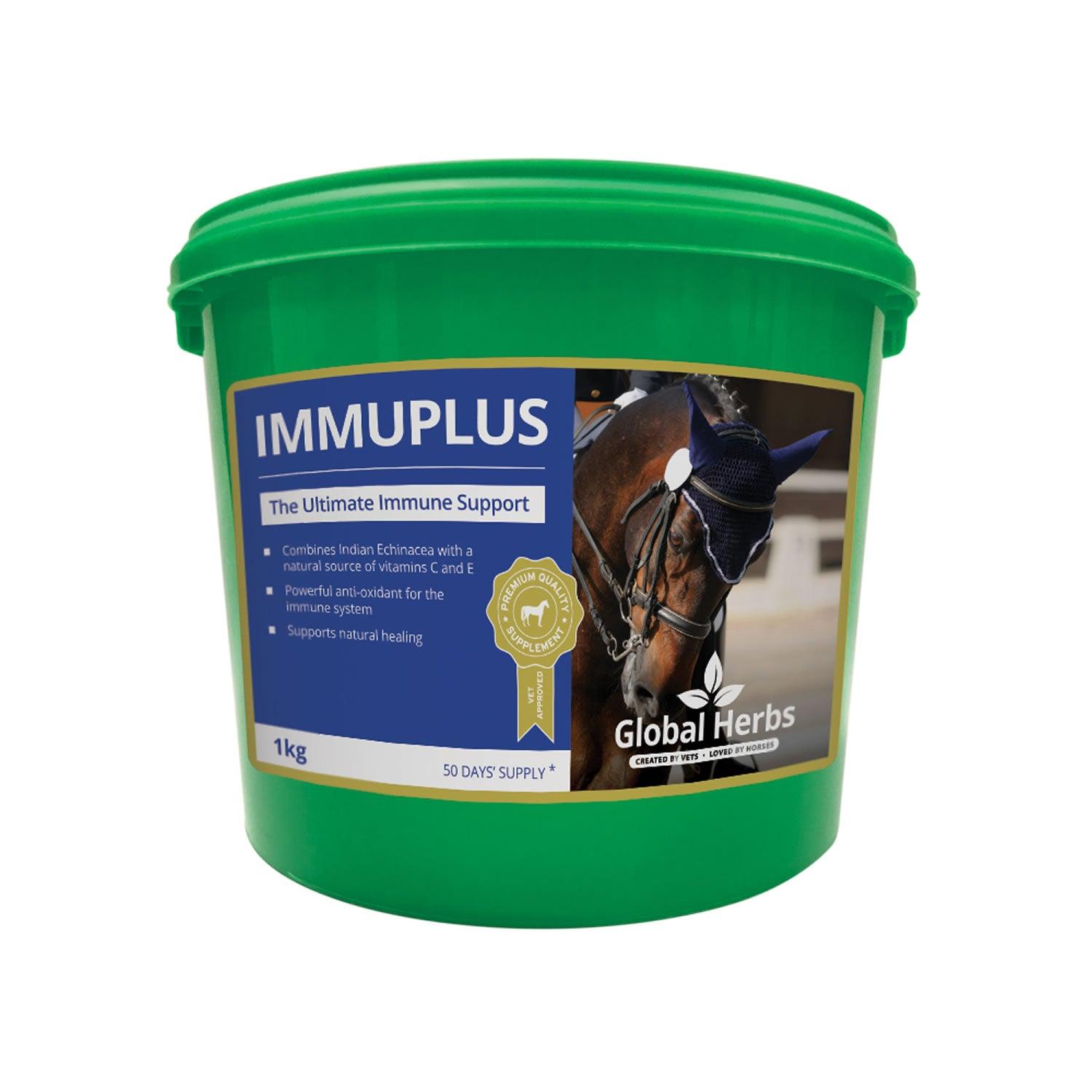 Global Herbs Immuplus 1Kg - Ormskirk Pets