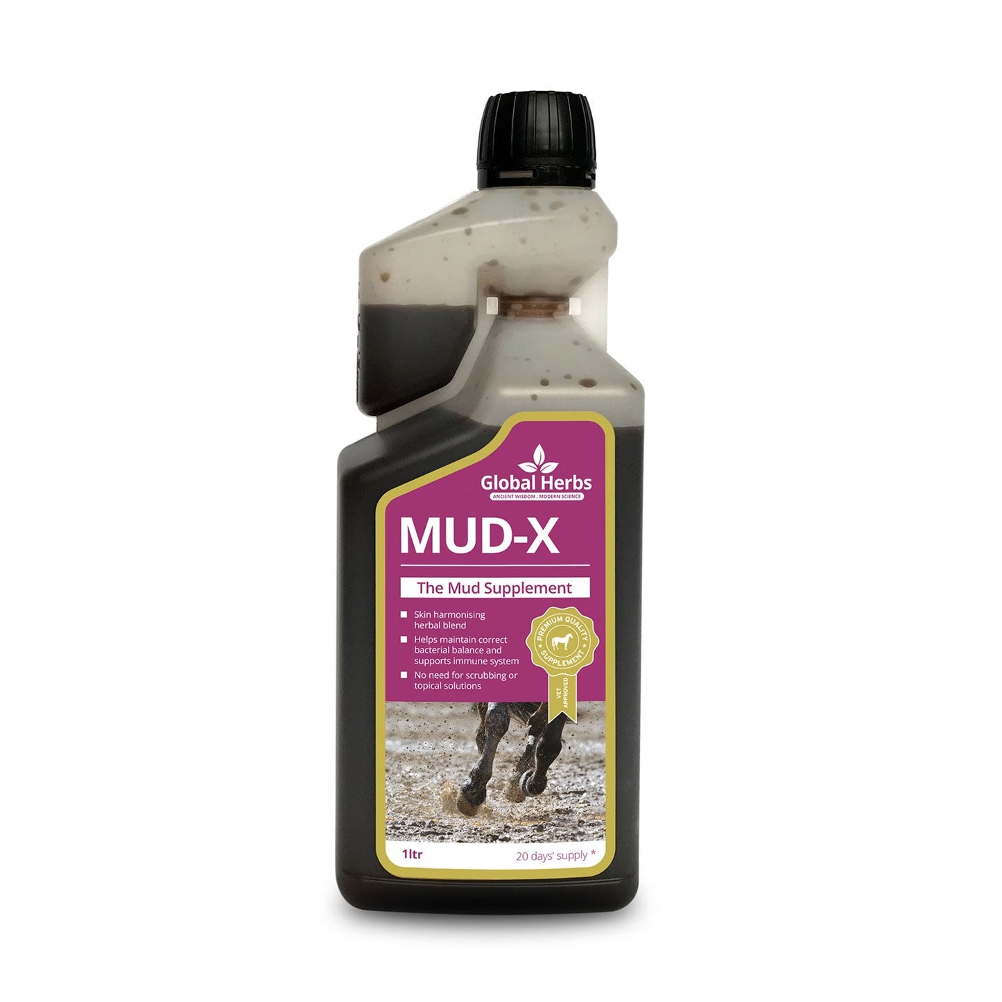 GLOBAL HERBS MUD-X SYRUP  1 LT