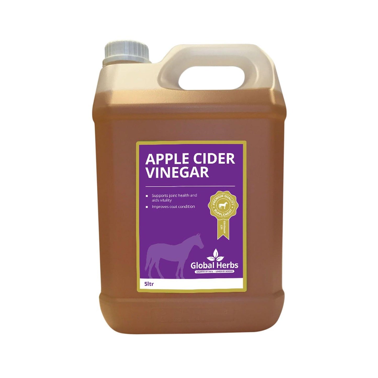 Global Herbs Apple Cider Vinegar 5Ltr - Ormskirk Pets