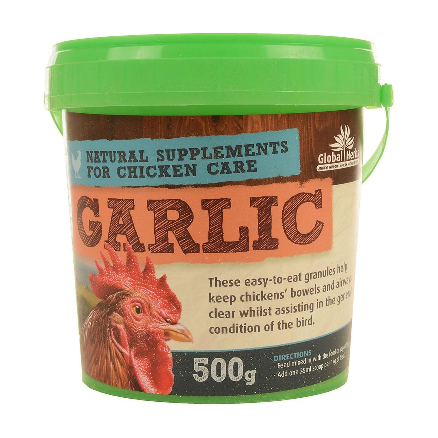 Global Herbs Poultry Garlic Granules 500g - Ormskirk Pets