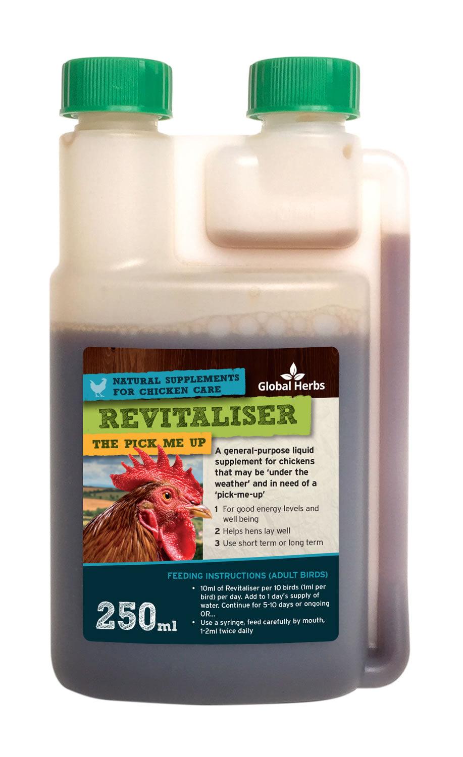 Global Herbs Poultry Revitaliser 250ml - Ormskirk Pets