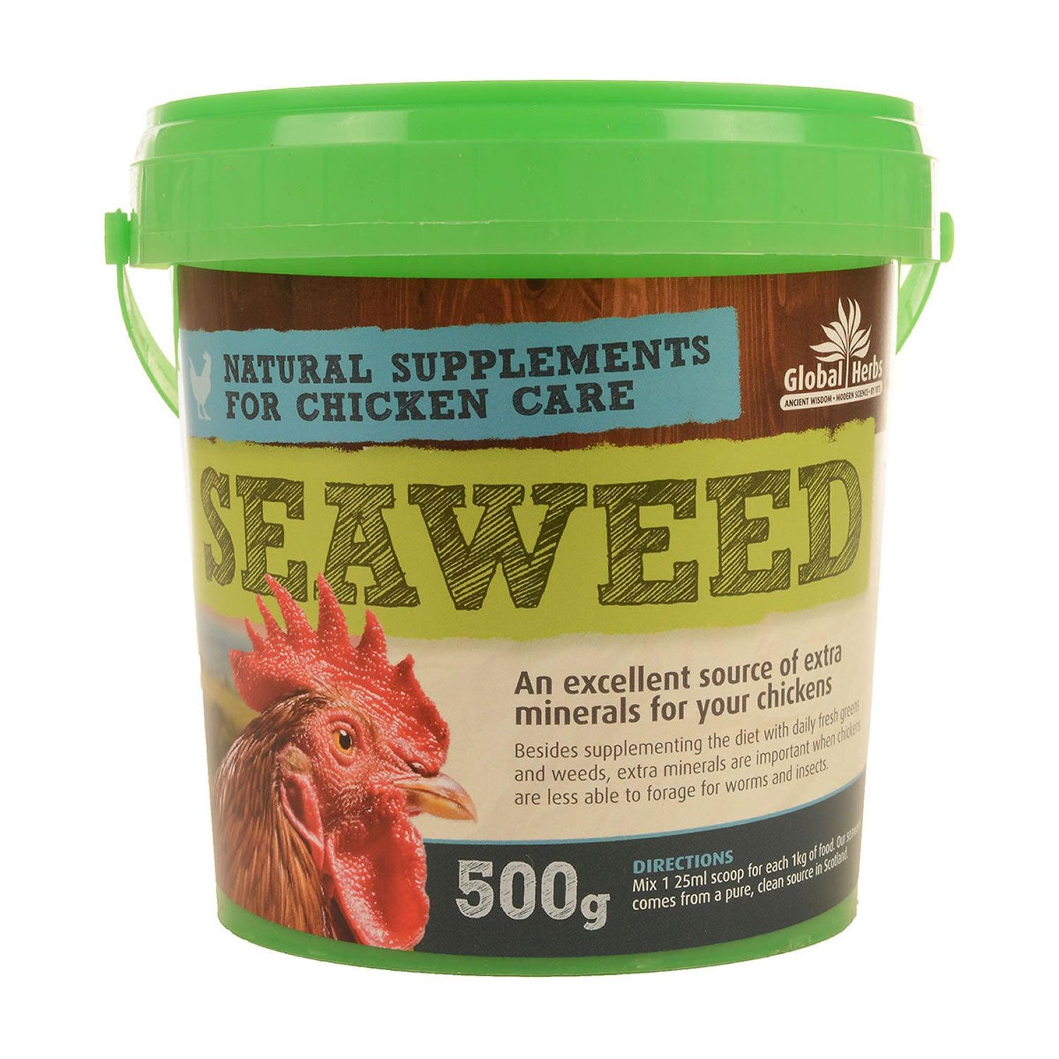 Global Herbs Poultry Seaweed 500g - Ormskirk Pets