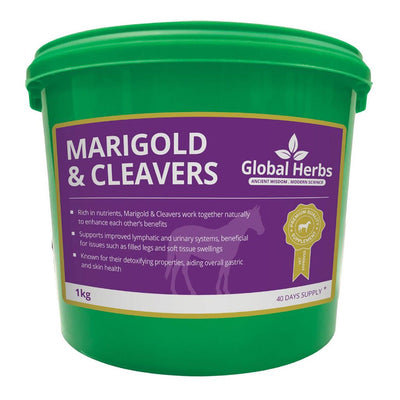 GLOBAL HERBS MARIGOLD & CLEAVERS MIX 1 KG - Ormskirk Pets