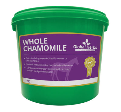 GLOBAL HERBS WHOLE CHAMOMILE  1 KG