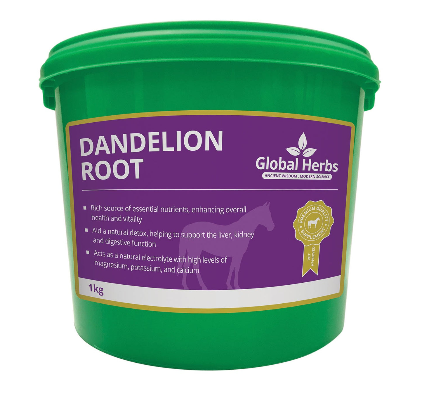 GLOBAL HERBS DANDELION ROOT  1 KG