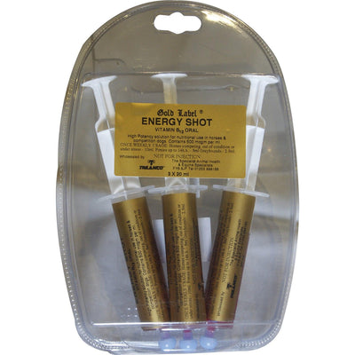 Gold Label Energy Shot 3 X 20Ml Syringe - Ormskirk Pets