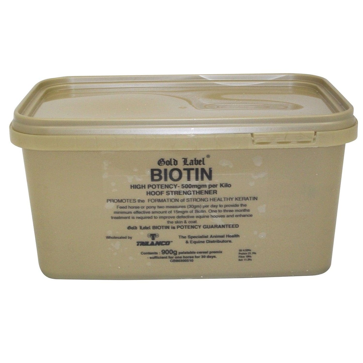 Gold Label Biotin 900G - Ormskirk Pets