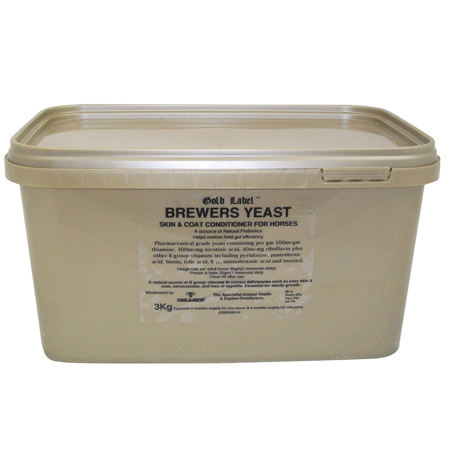 Gold Label Brewers Yeast 3Kg - Ormskirk Pets