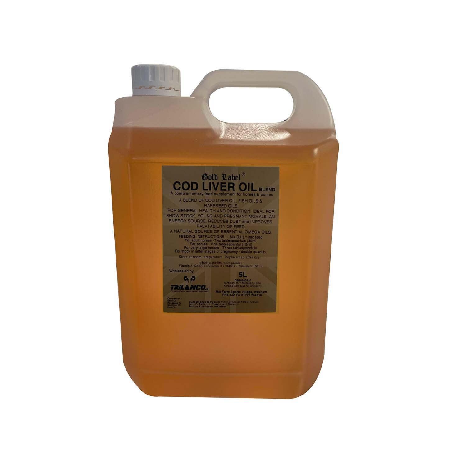 Gold Label Cod Liver Oil 5Ltr - Ormskirk Pets