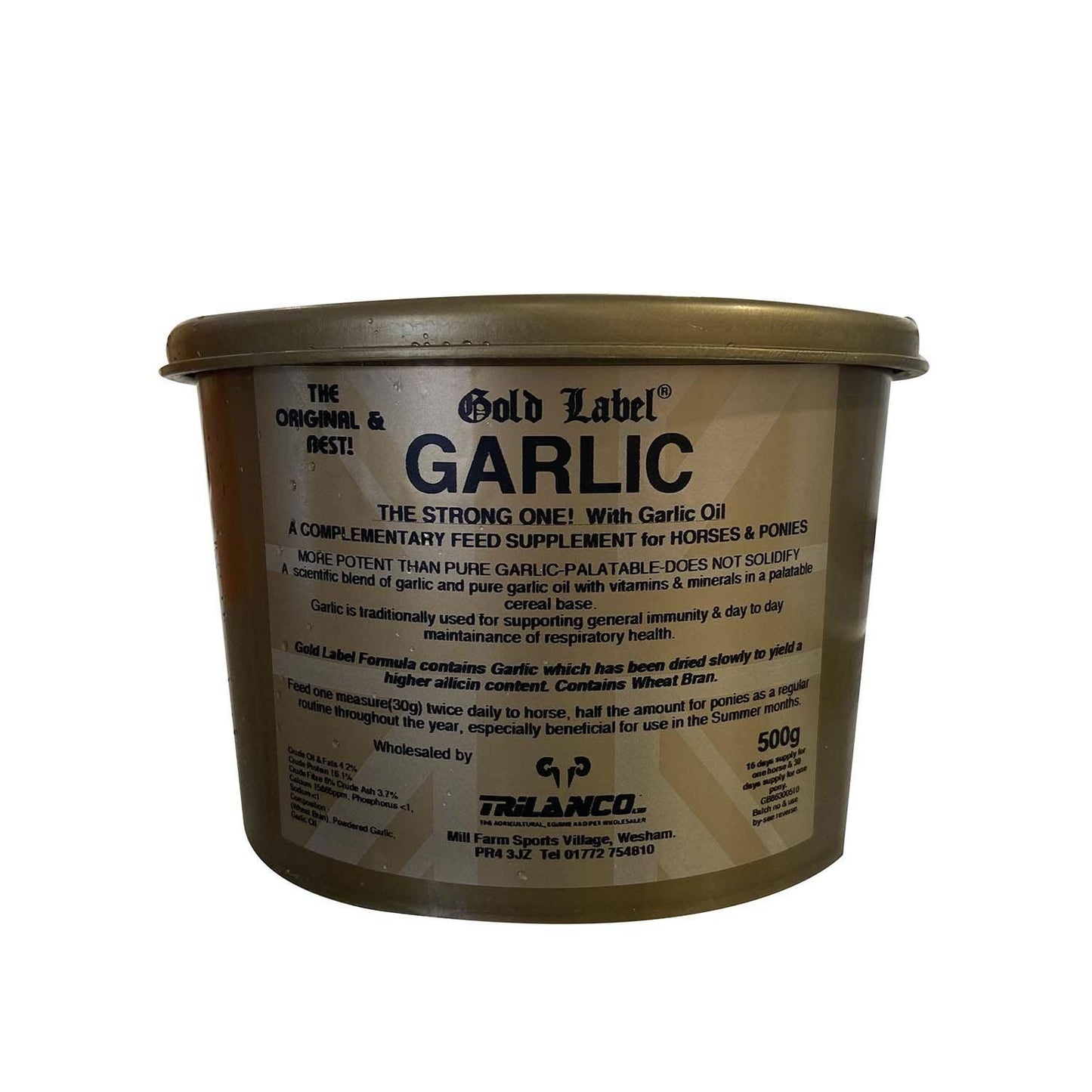 Gold Label Garlic Powder 500G - Ormskirk Pets