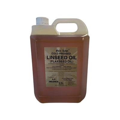 Gold Label Linseed Oil 2.5Ltr - Ormskirk Pets