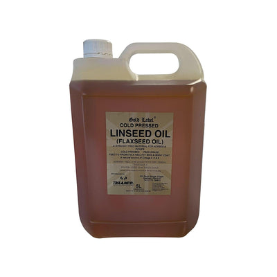 Gold Label Linseed Oil 5Ltr - Ormskirk Pets