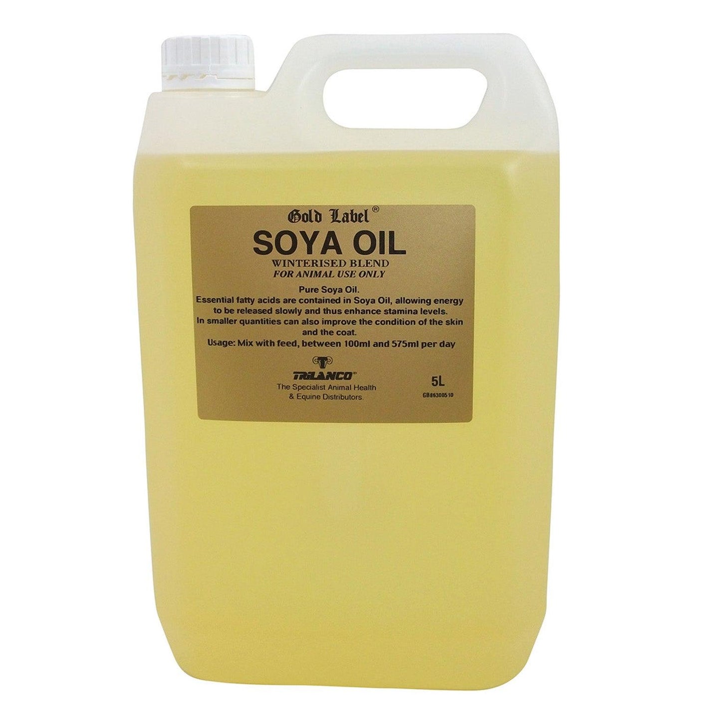 Gold Label Soya Oil 5Ltr - Ormskirk Pets