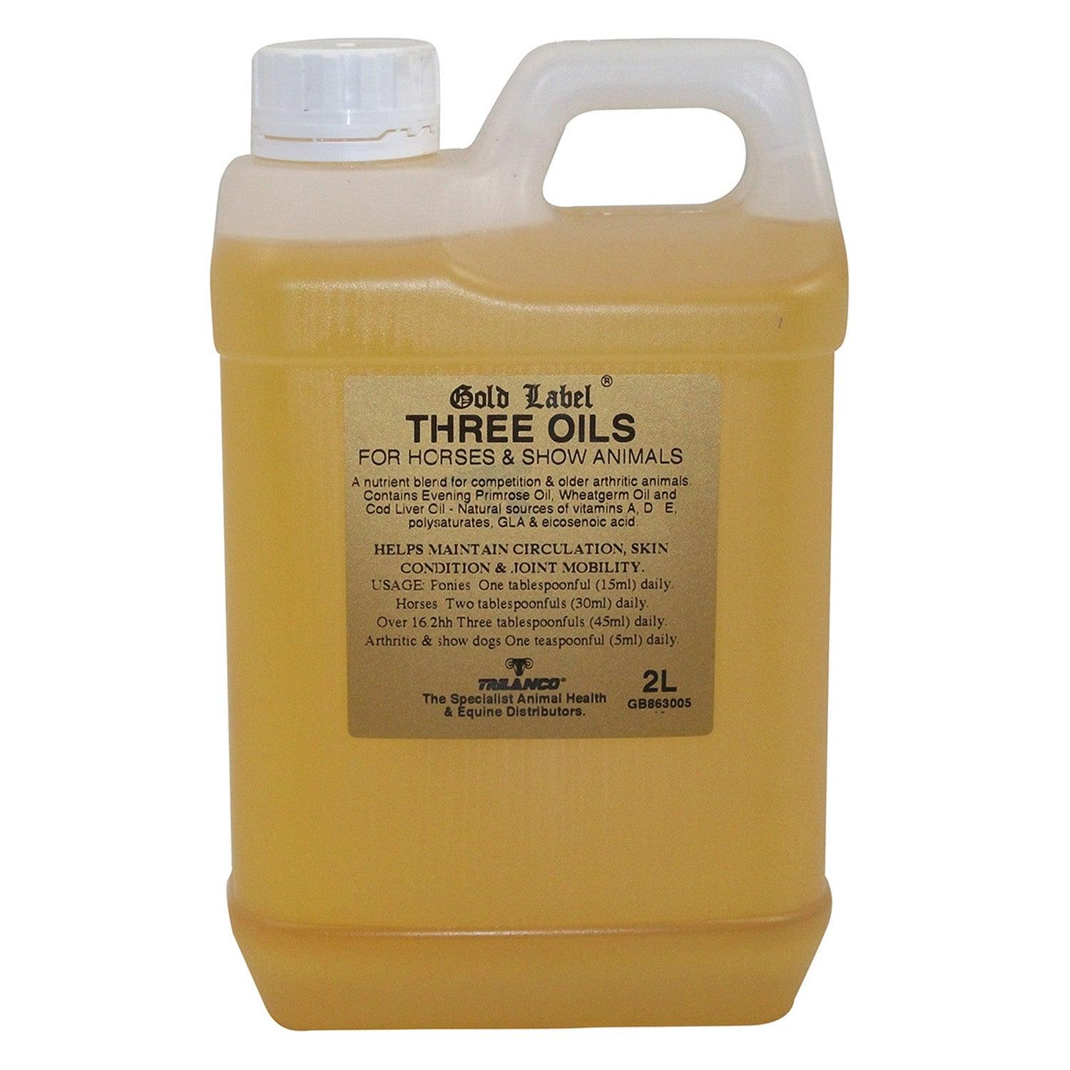 Gold Label Three Oils 2Ltr - Ormskirk Pets