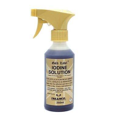 Gold Label Iodine Spray 250ml - Ormskirk Pets