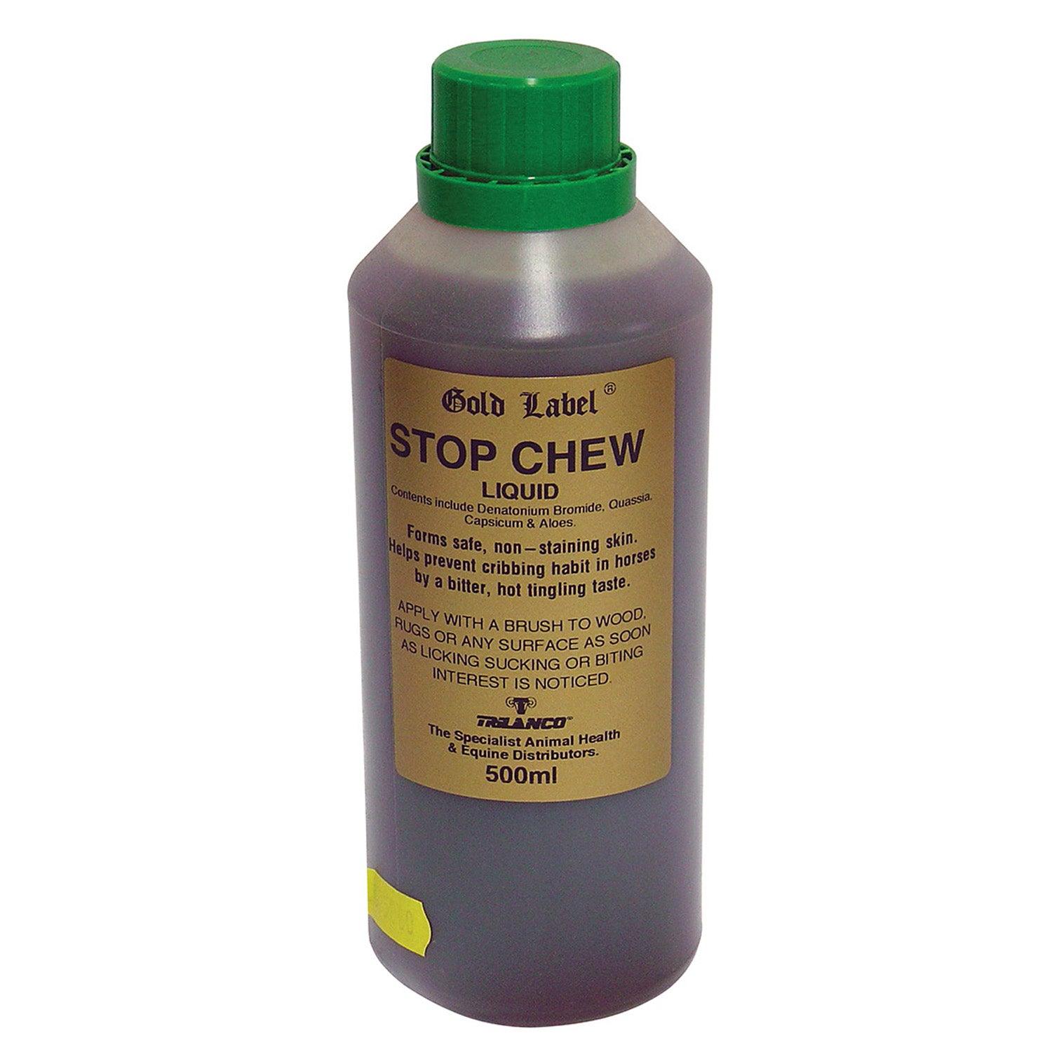 Gold Label Stop Chew Liquid 500ml - Ormskirk Pets