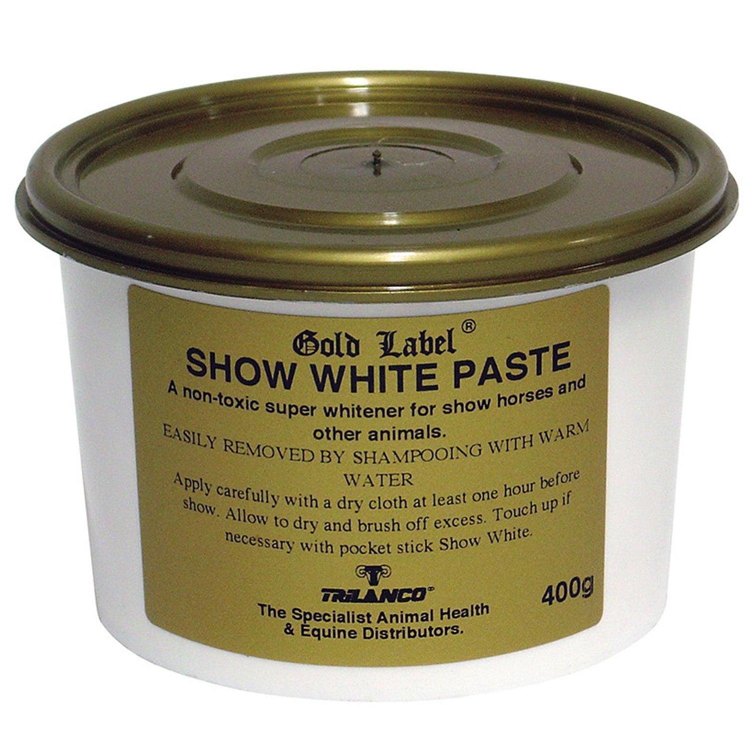 Gold Label Show White Paste 400g - Ormskirk Pets