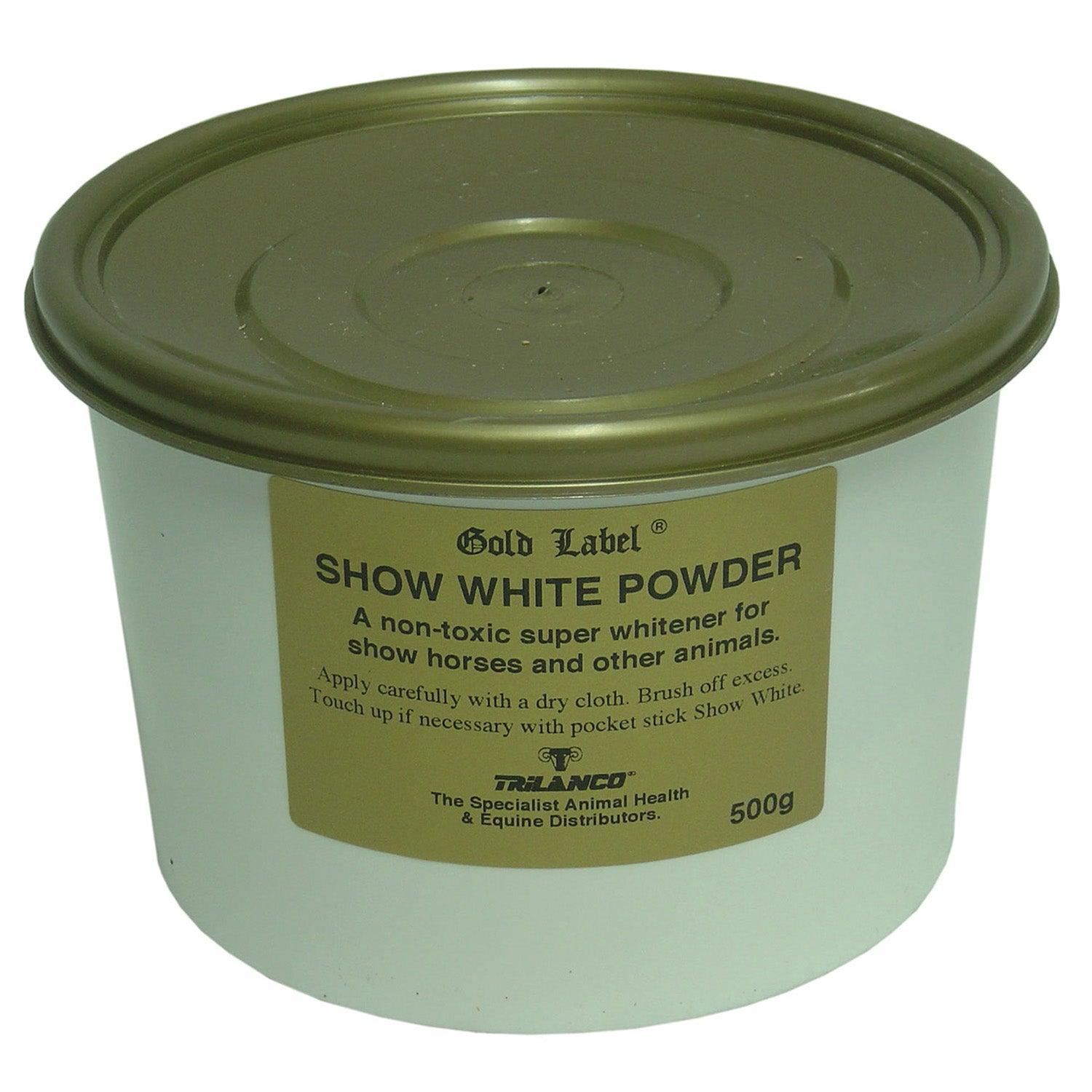 Gold Label Show White Powder 500g - Ormskirk Pets