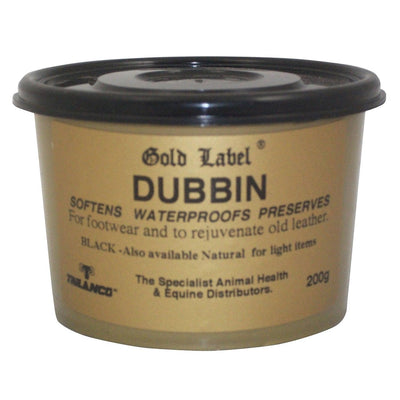 Gold Label Dubbin Black X 200g - Ormskirk Pets