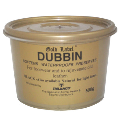 Gold Label Dubbin Black X 500g - Ormskirk Pets