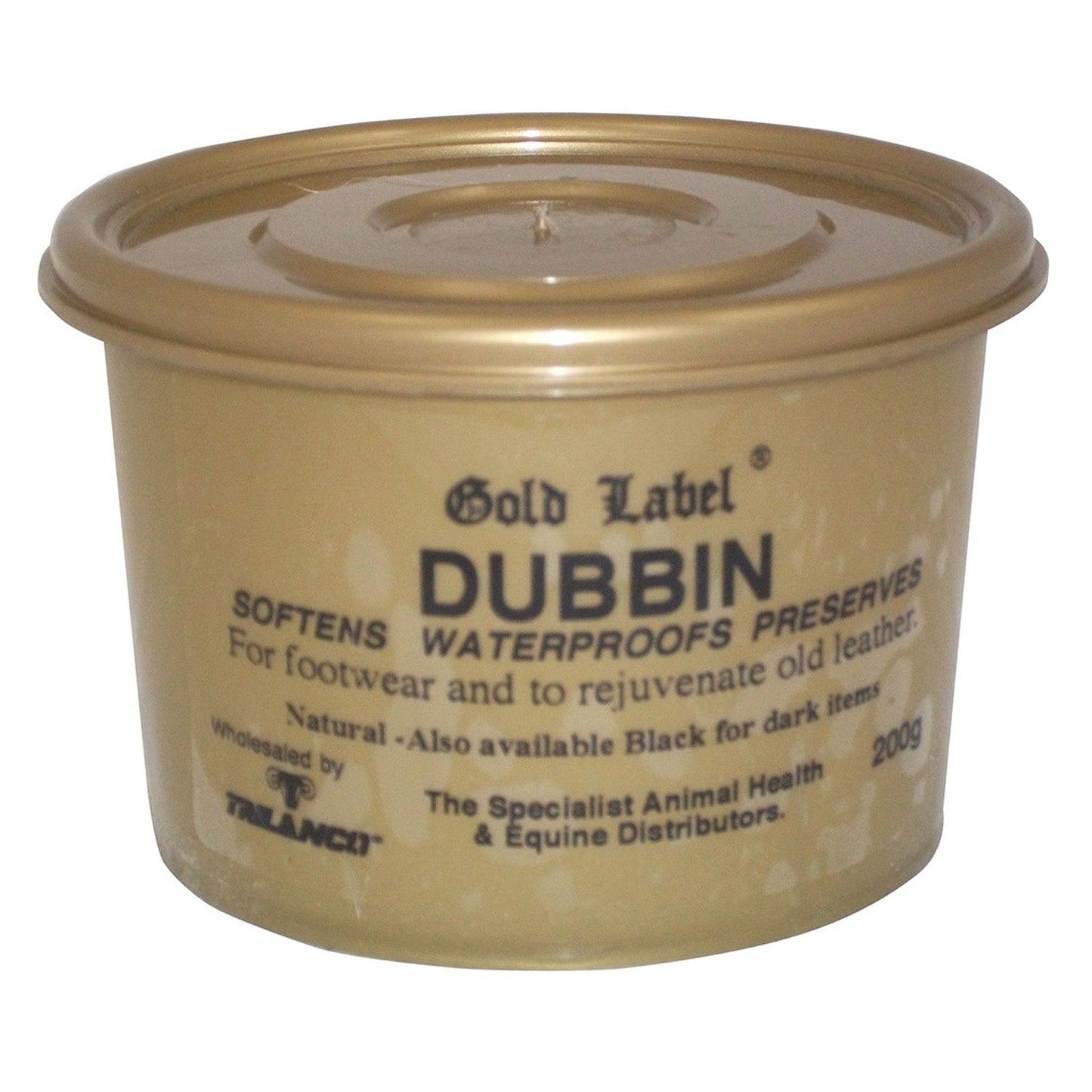 Gold Label Dubbin Natural X 200g - Ormskirk Pets