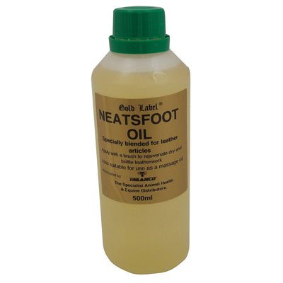 Gold Label Neatsfoot Oil 500ml - Ormskirk Pets