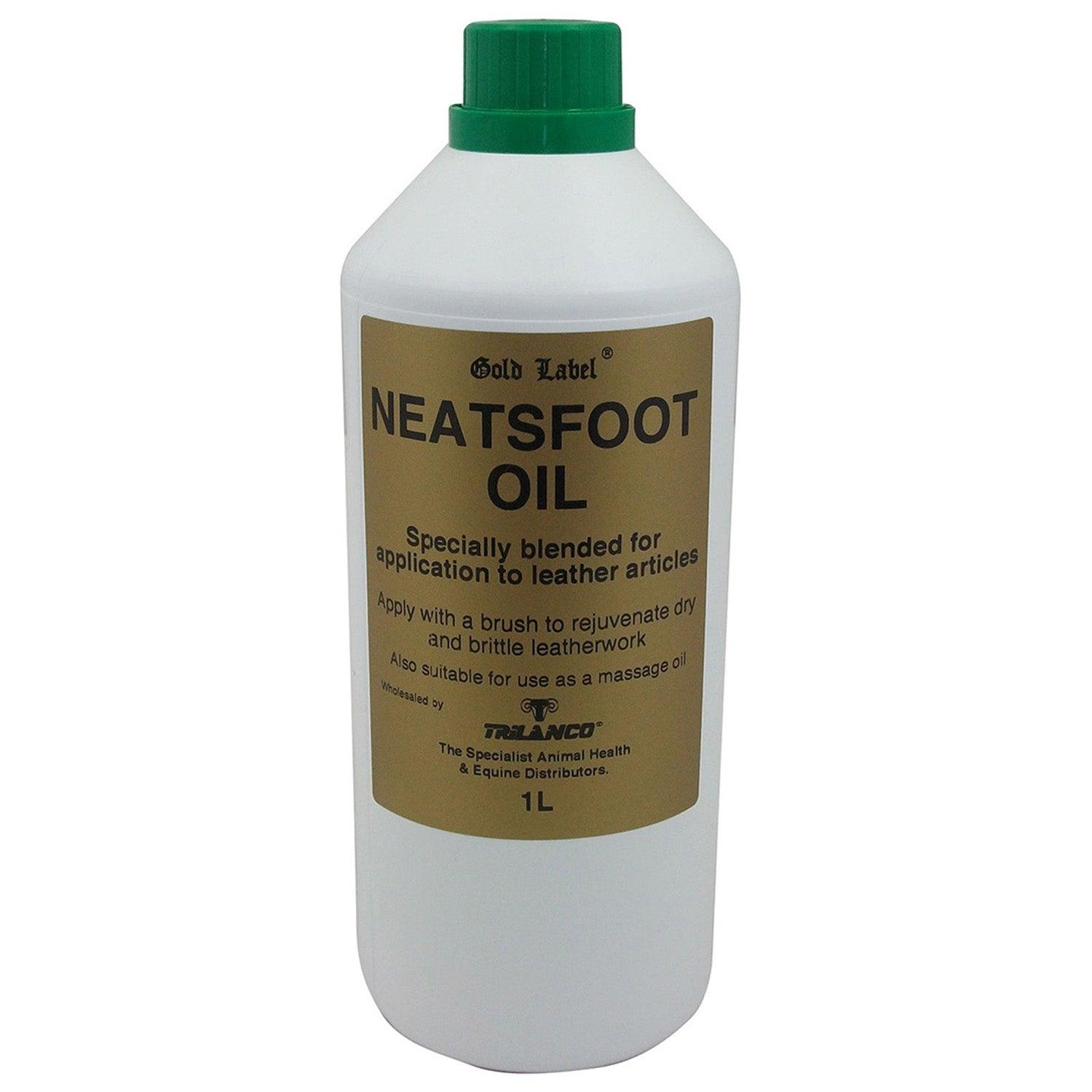 Gold Label Neatsfoot Oil 1ltr - Ormskirk Pets