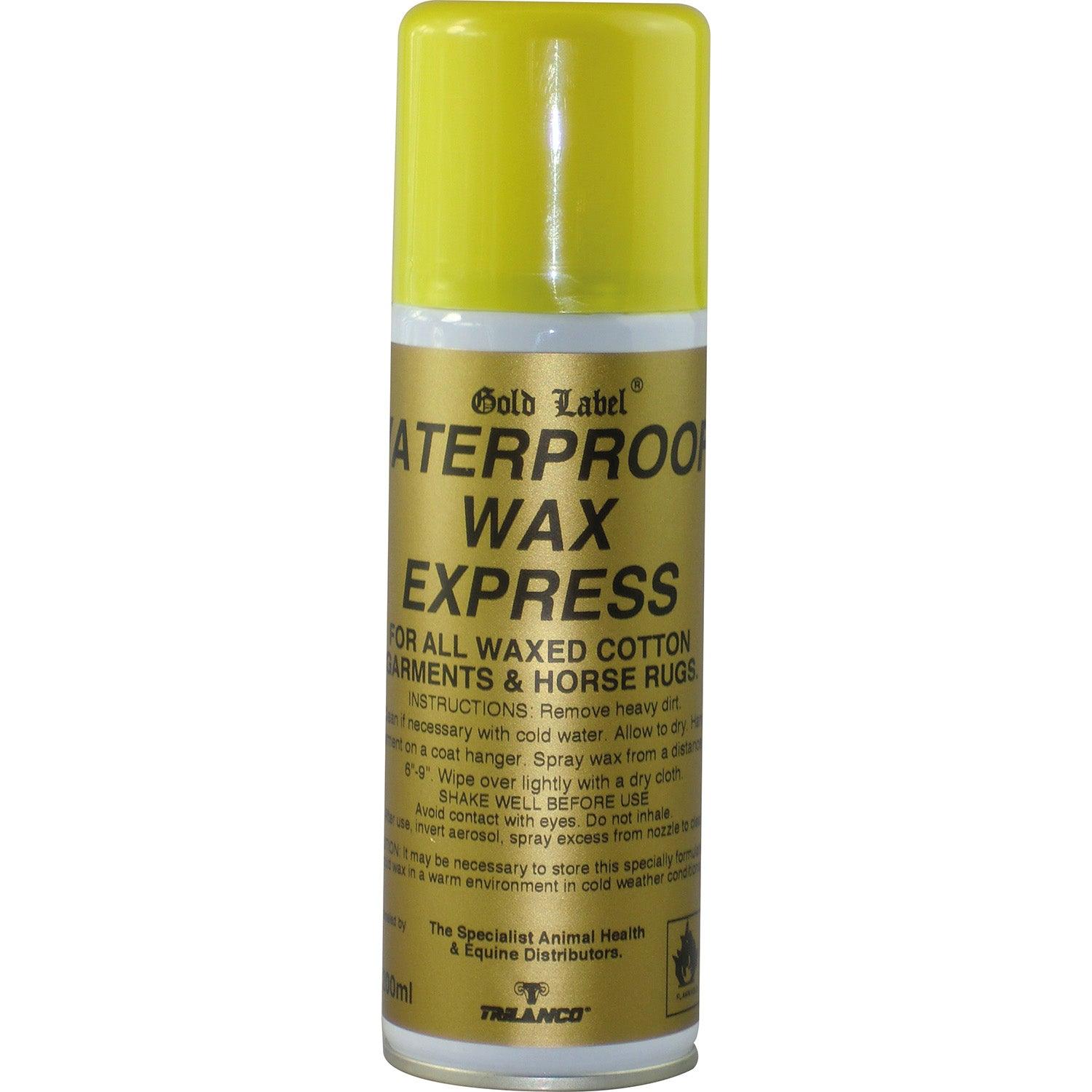 Gold Label Waterproof Wax Express 200ml - Ormskirk Pets