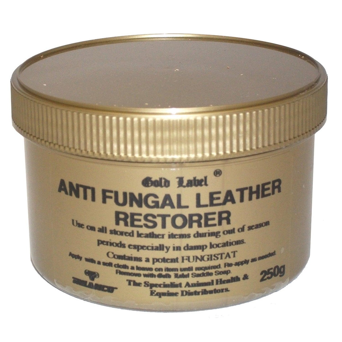 Gold Label Anti Fungal Leather Restorer 250g - Ormskirk Pets