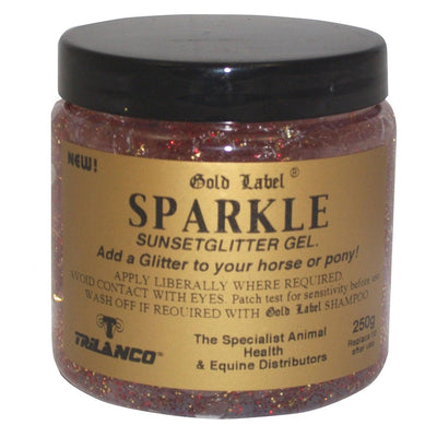 Gold Label Sparkle Glitter Gel Sunset X 250ml - Ormskirk Pets