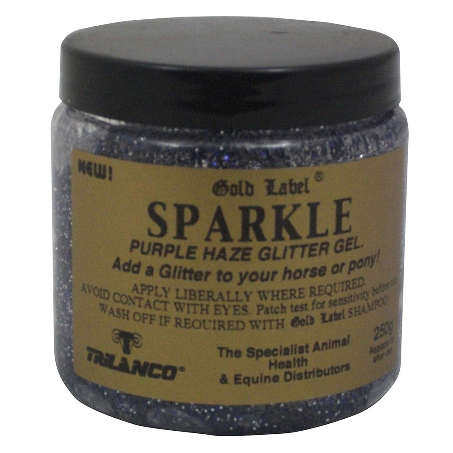 Gold Label Sparkle Glitter Gel Purple Haze X 250ml - Ormskirk Pets