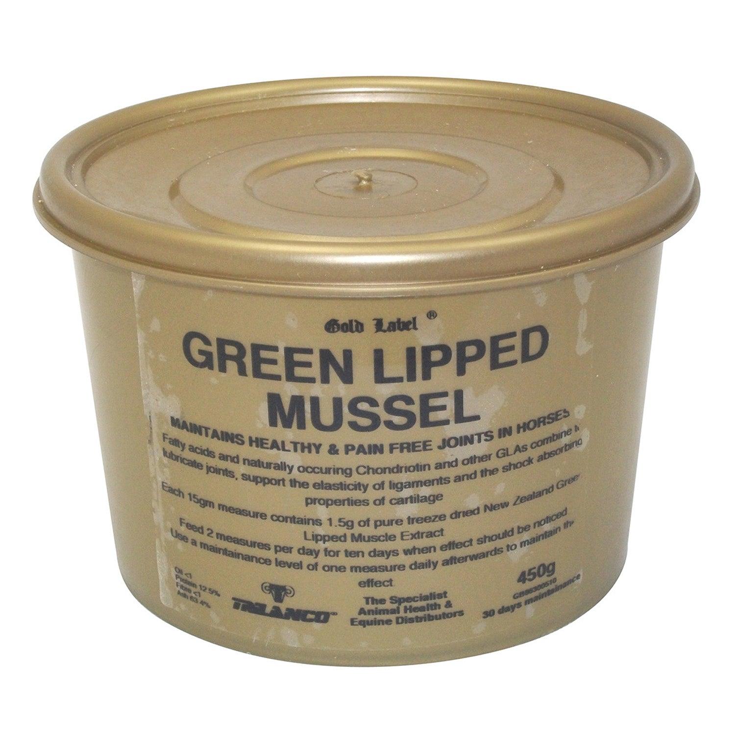 Gold Label Green Lipped Mussel 450G - Ormskirk Pets