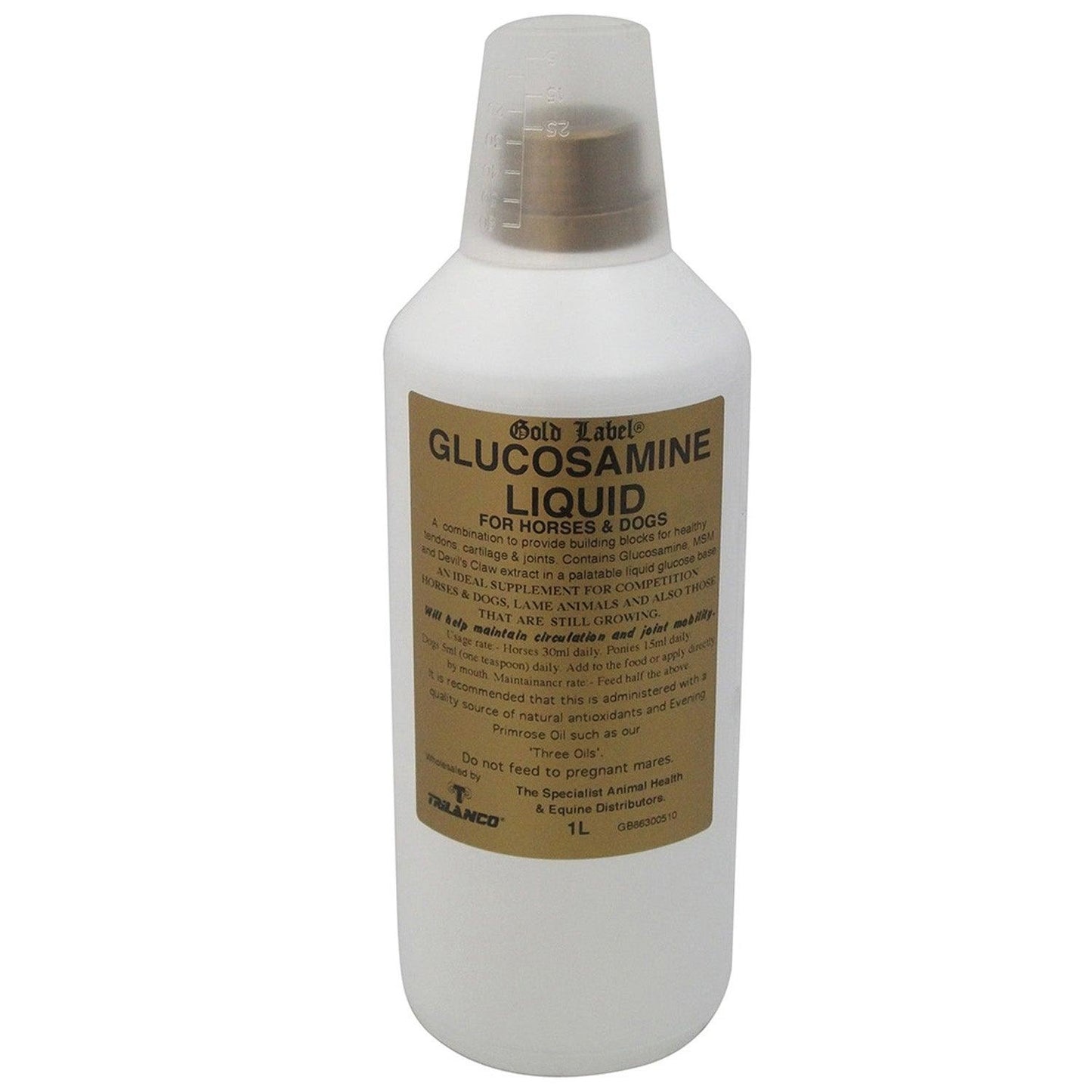 Gold Label Glucosamine Liquid 1Ltr - Ormskirk Pets