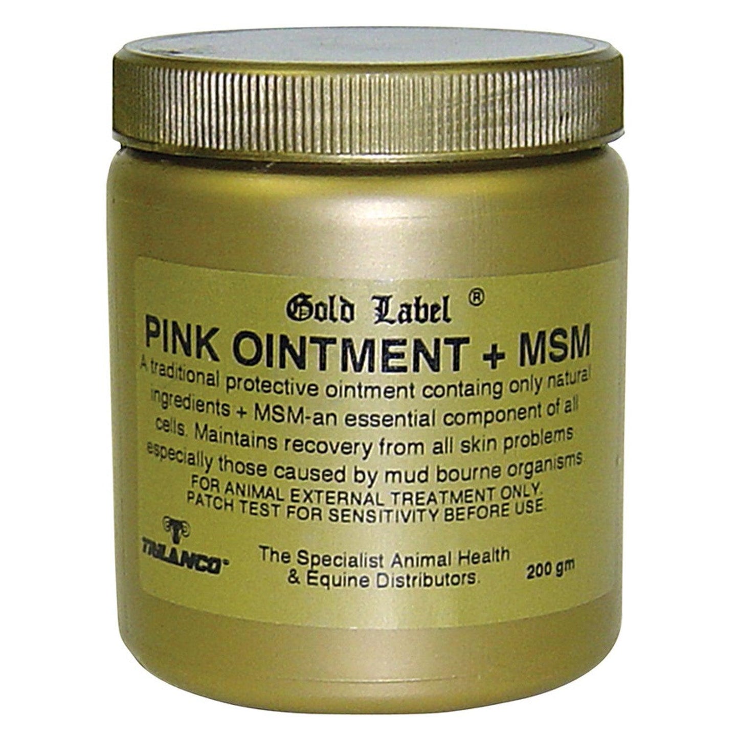 Gold Label Pink Ointment + Msm 200g - Ormskirk Pets