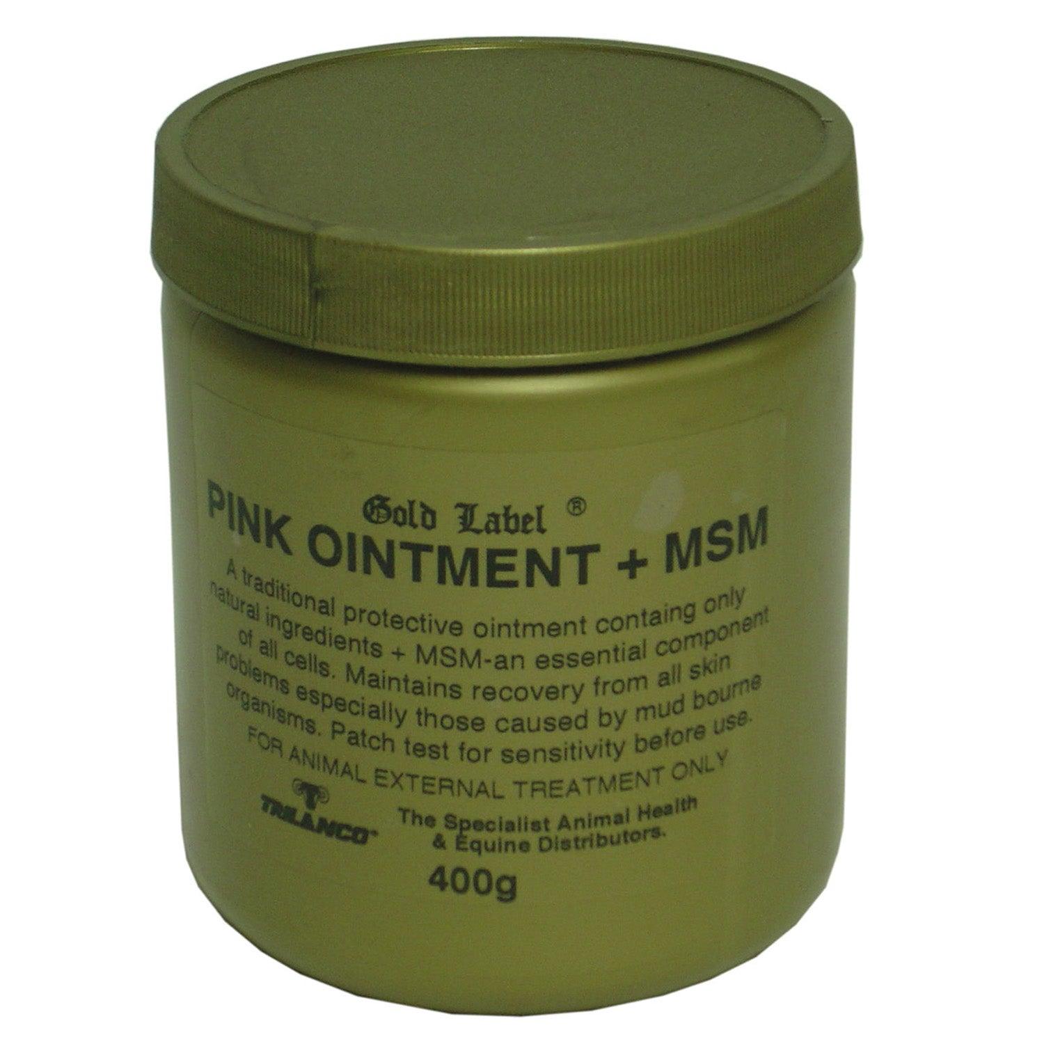 Gold Label Pink Ointment + Msm 400g - Ormskirk Pets