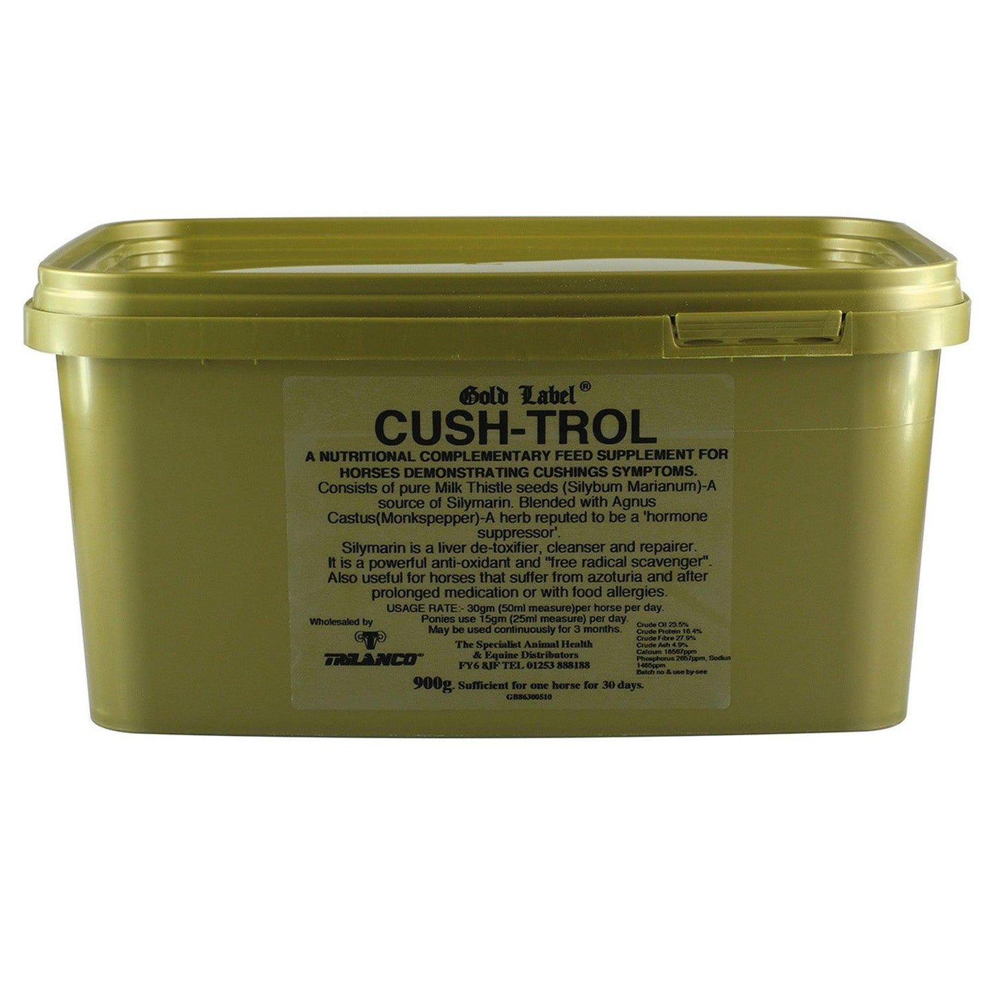 Gold Label Cush-Trol 900G - Ormskirk Pets