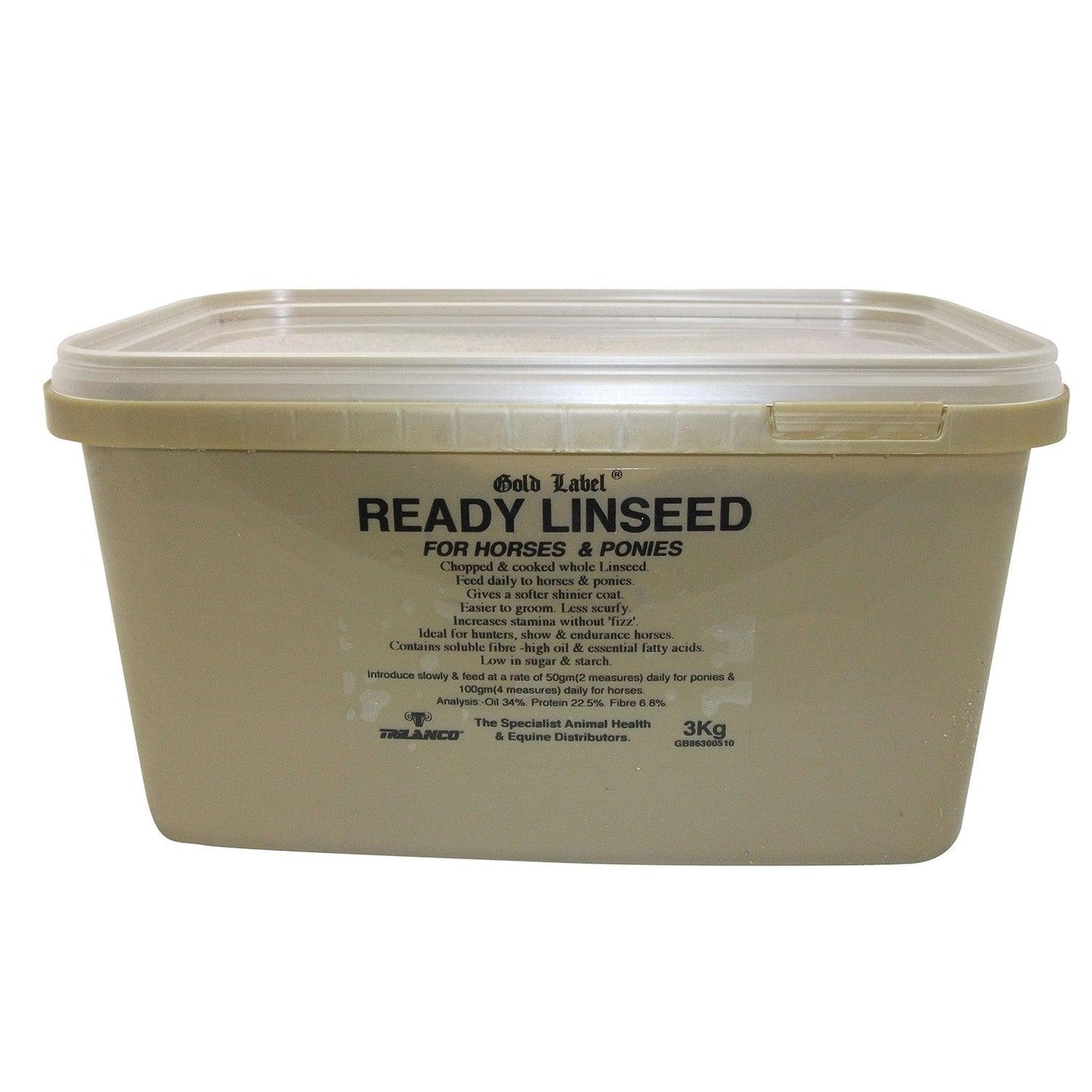 Gold Label Ready Linseed 3Kg - Ormskirk Pets