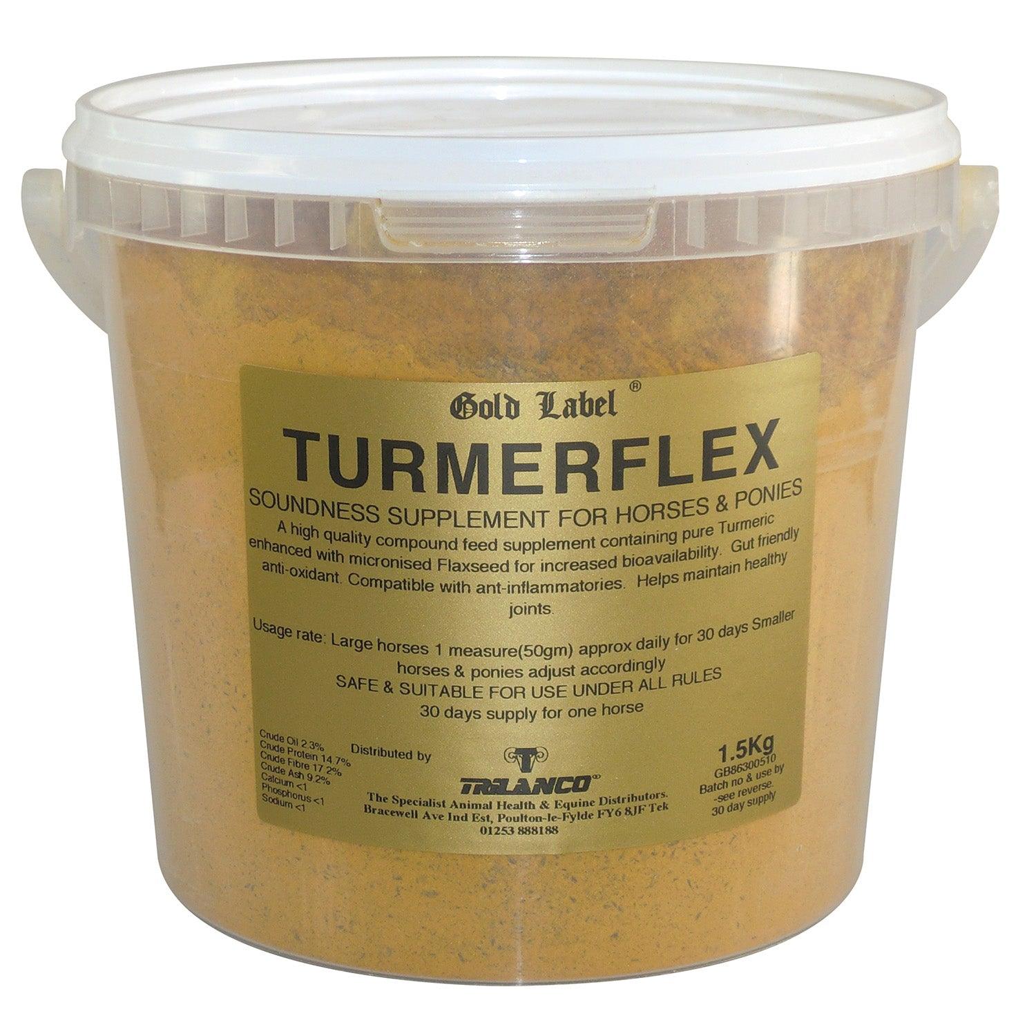 Gold Label Turmerflex 1.5Kg - Ormskirk Pets