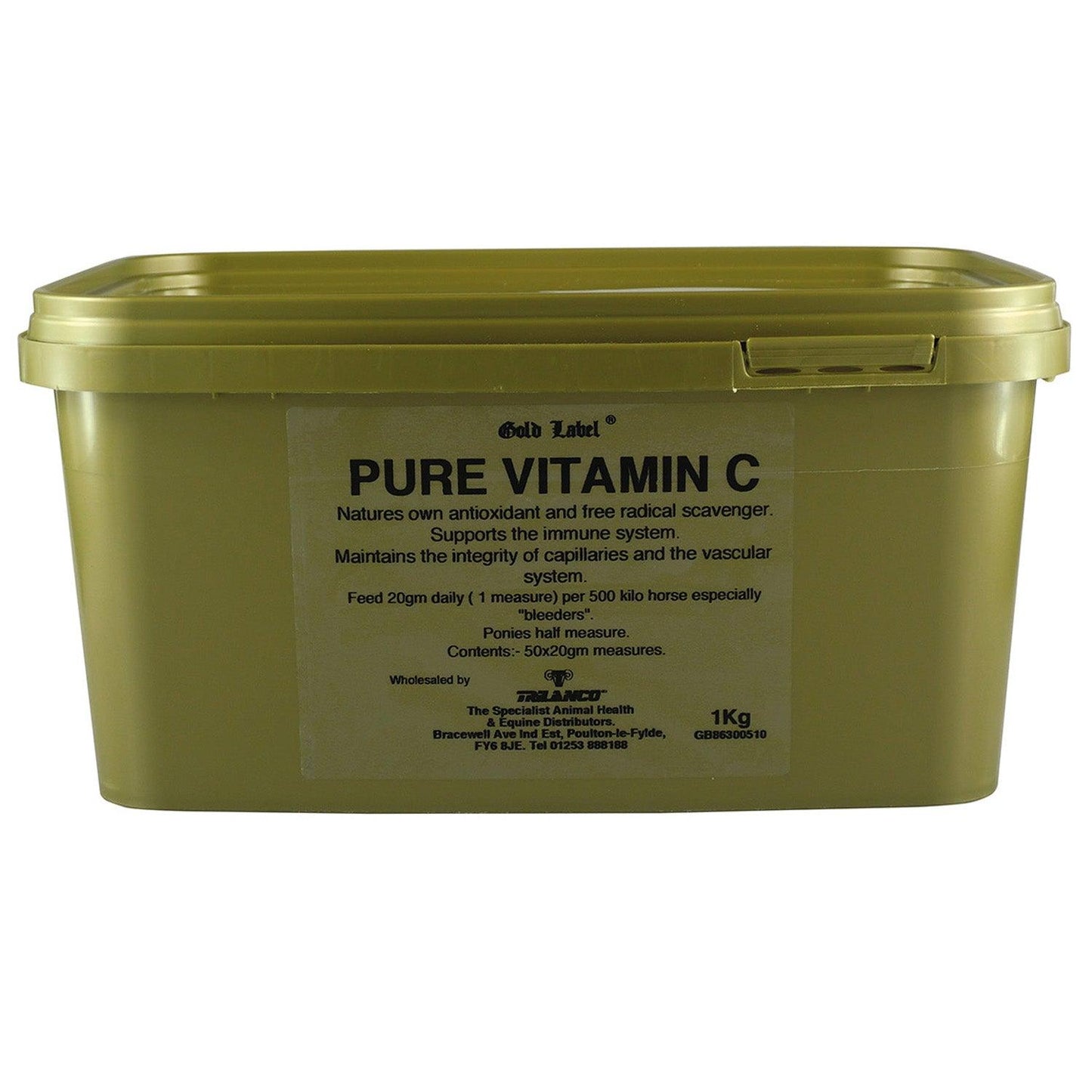 Gold Label Pure Vitamin C 1Kg - Ormskirk Pets