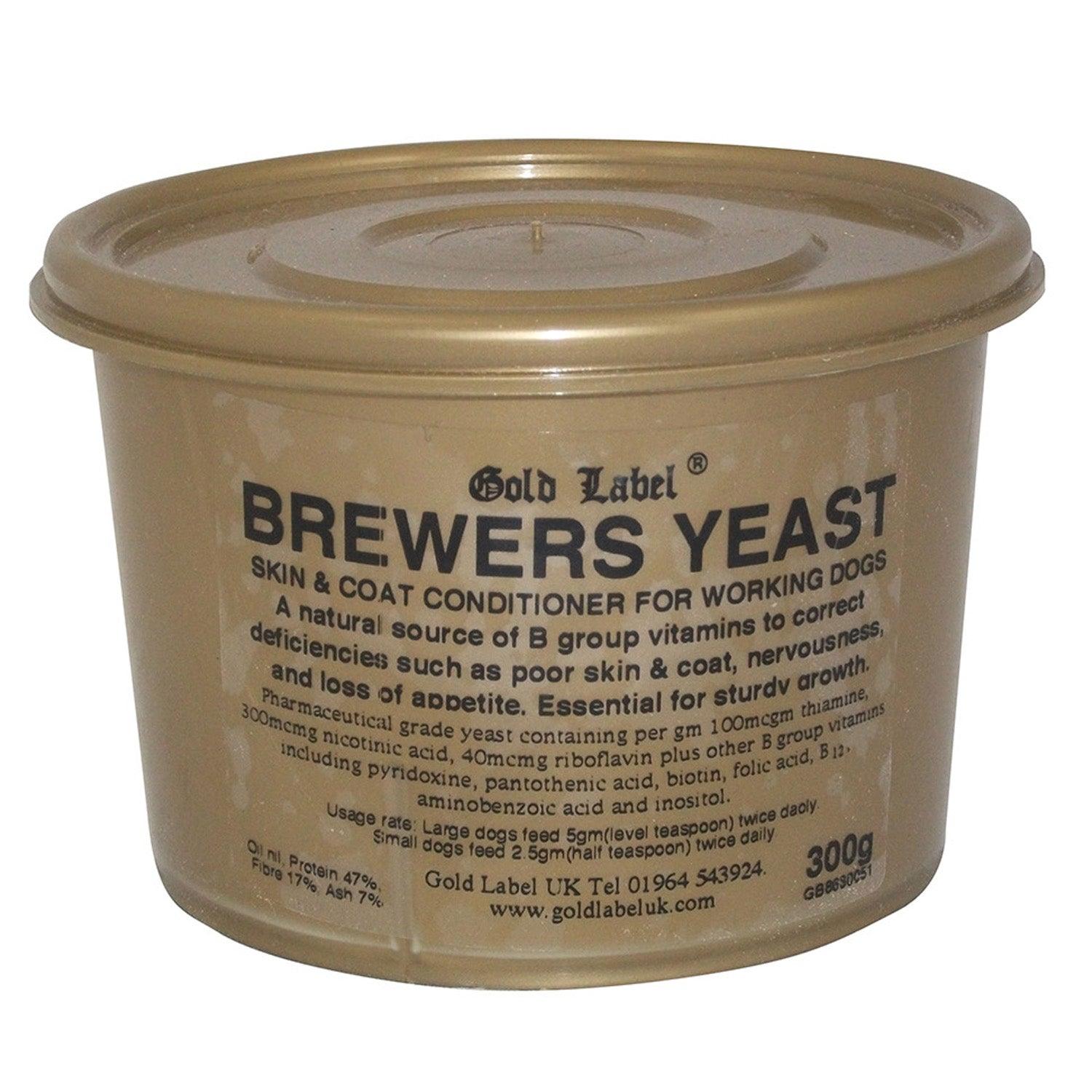 Gold Label Canine Brewers Yeast 300G - Ormskirk Pets