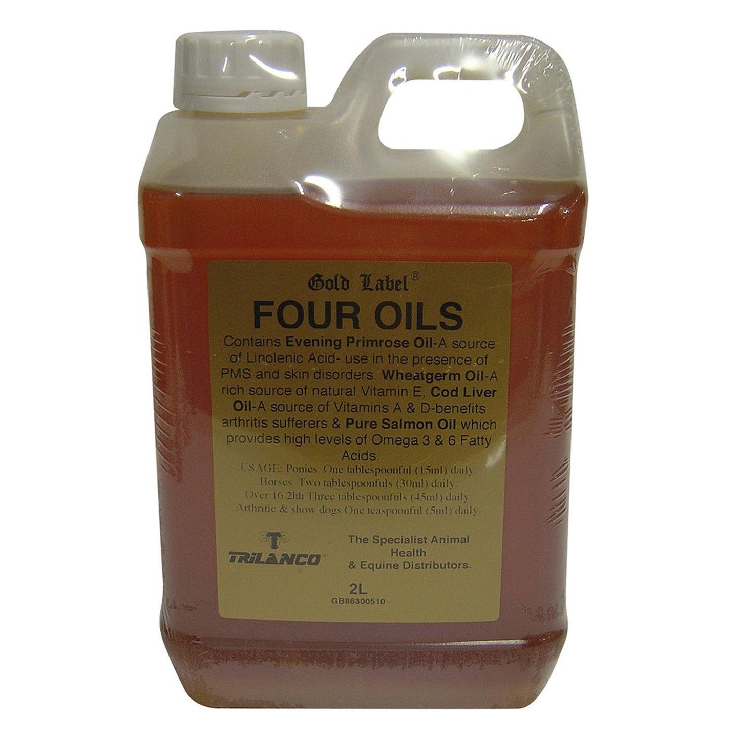 Gold Label Four Oils 2Ltr - Ormskirk Pets