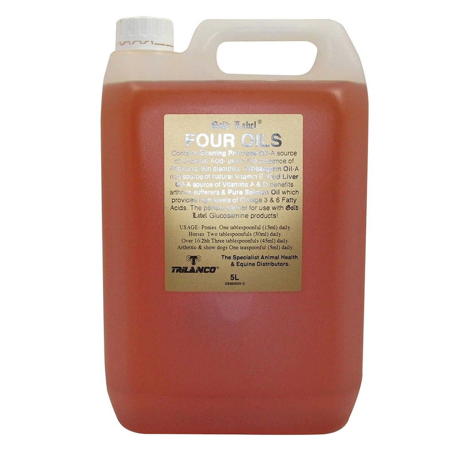 Gold Label Four Oils 5Ltr - Ormskirk Pets